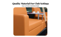 Built-in Cue Holder Billiards Viewing Bench with Console High Backrest Design Billiards Viewing Bench Wear-Resistant Upholstery Game Room Sofa Integrated Footrest for Billiard Players, Spectators, Club Owners, Recreation Center, Lounge Area