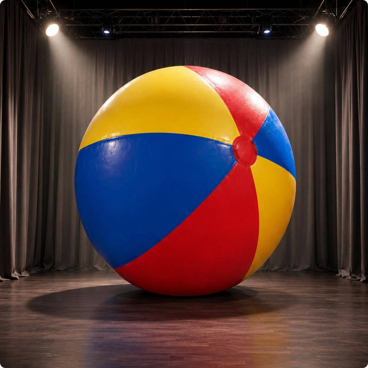 Inflatable Beach Ball Panel Design Water Toy Easy to Inflate