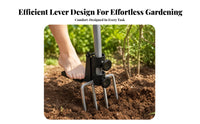 Leverage Digging Assist Attachment Foot Platform Spade Helper Hand-Tightening Knobs Soil Turning Aid Bolt Fastening