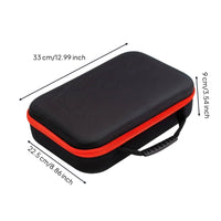 Tool Storage Bag Semi-Rigid Zippered Tool Bag Padded Zippered Pouch for Home Hobbyists, Electricians