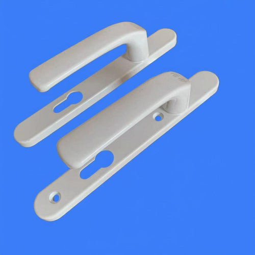 Aluminum alloy lever handle for doors