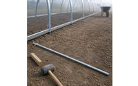 Ground Anchor Driver Silver-Gray Anchor Driving Rod Long Ground Rod Driver