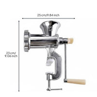 Manual Meat Grinder Stainless Steel Hand Crank Food Grinder Easy to Clean