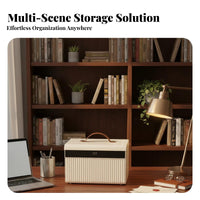 Privacy Protection Portable Safe Box Long-Lasting Body Combination Lock Box Dustproof for Car, Office, Dorm Room