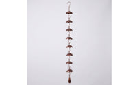 Rain Chain with Umbrellas Hanging Umbrella Rain Chain Weather-Resistant for Yard