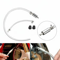 Leak-Leak-Proof Seal Motorcycle Brake Bleeder Hose Universal Compatibility Single-Way Check Valve Bleeder Tube Easy to Use Hydraulic Clutch Bleeding Tool Aluminum Body for DIYers, Beginners, Garage, Workshop