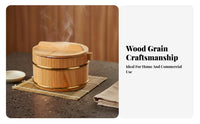 Gold-Rimmed Design Wooden Rice Container with Lid Natural Wood Wooden Rice Container Long-Lasting Hangiri Sushi Oke Absorbs Moisture for Restaurant Owners, Chefs, Home Cooks, Kitchen, Dining Table, Party