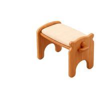 Dog Shaped Stool PU Seat Shoe Bench Small Shoe Changing Stool for Sitting