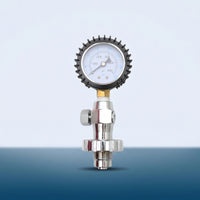 Scuba Cylinder Pressure Test Gauge Pressure Tester with DIN Connection Portable for Dive Technicians