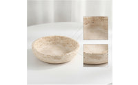 Decorative Bowl Artisanal Rustic Centerpiece Bowl Minimalist Catchall Tray for Coffee Table