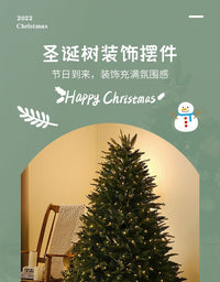 圣诞树家用儿童2025新款韩式高级感大型摆件裸树装饰品ins风网红 B ★☆【全PE】1.8米4500枝头【自带350灯】无需自己绕灯