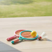 Kids' Racket Set for Outdoor Sports - Badminton and Tennis Rackets for Preschoolers and Kindergarten