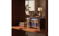 Wooden Storage Chest Decorative Storage Chest Multifunctional Box with Lock for Photography