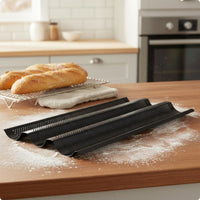 Wave French Bread Pan Heat Resistant French Bread Baking Form Food Grade