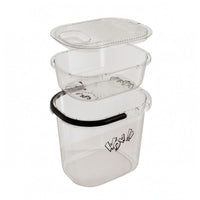 Laundry Tub with Washboard Clear Sides Washing Board Tub Plastic