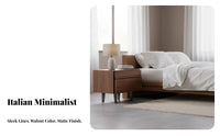 Single-Drawer End Table Minimalist Design Nightstand Light Luxury Aesthetic