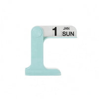 Desktop Flip Calendar Black Lettering Freestanding Tabletop Calendar Compact