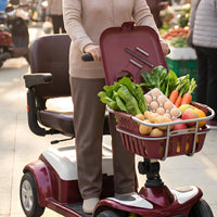 Tricycle Front Basket Large Capacity Mobility Gear Rainproof Lid for Shopping