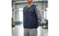Adjustable Cooling Vest with Pockets Long-Lasting Zippered Cooling Vest Sleeveless Outerwear Lightweight for Outdoor Workers, Laborers, Construction Sites, Summer Wear