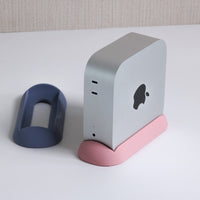 适用于mac mini m4 pro 硅胶竖直支架竖装便携式