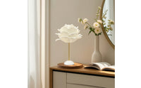 Corded Rose Lamp Button-Switch Flower Lamp Romantic Sculptural for Bedroom, Reading Corner