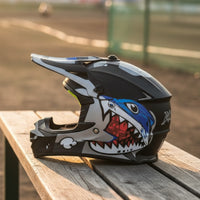DOT Approved Young Bike Helmet | secure, young Motocross Helmet, for Downhill