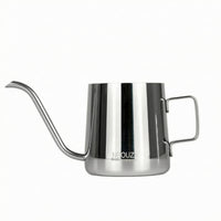 Pour-over Kettle Controlled Pouring Kitchen Item Polished Silver
