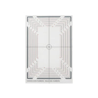Clear Trading Card Centering Tool Printed Card Centering Tool Sturdy Portable for Desk