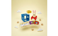 Focus Training Rabbit Shape Block Brain Teaser Early Learning Enchanting Box Shape Sorter Parent Child Play Children's Reasoning Brain Teaser Box Hand-Eye Coordination for Children, Toddlers, Home, Playroom, Preschool