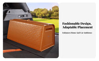 Foldable Design foldable Trunk Organizer Multi-Compartment foldable luggage organizer Organizer Portable with Handles Vehicle Accessory Large Capacity for vehicle Owners, Commuters, Families, long drives, Grocery Shopping