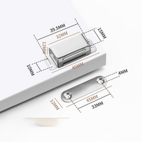Attractive door latch, strong stainless steel cabinet latch, childproof lock, easy installation, dependable closing