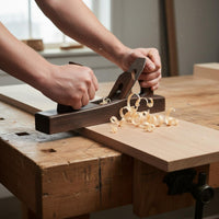 Ebony Wood Plane Easy Assembly Manual Push Planer for Beginners