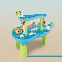 Outdoor Sand and Water Play Table Kids Sand and Water Table Interactive Playset Portable for Preschoolers