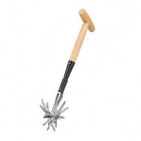 Manual Rotary Tiller T-Handle Soil Crumbler Lightweight