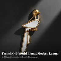 Decorative Bird Mirror Bird-Shaped Mirror Sculptural Angular Design