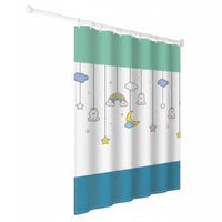 Hanging Room Separator Movable room divider Curtain easy assembly for Renters