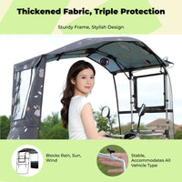 Foldable waterproof scooter shelter