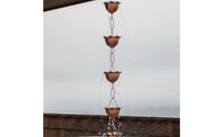 Japanese Design Rain Chain Long-Lasting Garden Decor Easy Installation