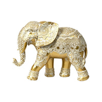Elephant Figurine Decorative Elephant Sculpture Carved for Art Collectors