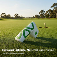 Guarding Golf Club Headcover | shamrock Embroidered Design, Snug Elasticized Opening, Golf Club Cover with Shaft Protection