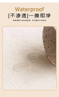 卡通床边地毯卧室床头可爱毛绒脚垫加厚儿童房床前防摔地垫飘窗垫 CBT球球探头 40x120cm