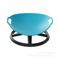 跨境圆形旋转感统盘训练器材儿童前庭平衡座椅玩具转椅感统训练椅