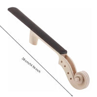 Violin Neck with Fingerboard Ebony Instrument Part Intonation for Luthiers
