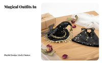2 Pieces OB11 Doll Outfit Finely Crafted 1/12 BJD Clothes Fine Stitching witches Doll Outfit