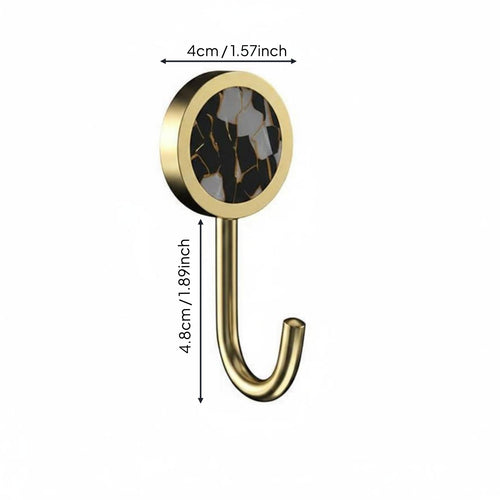Gold Hook Light Luxury Household Storage Anodized Aluminum for Bathroom