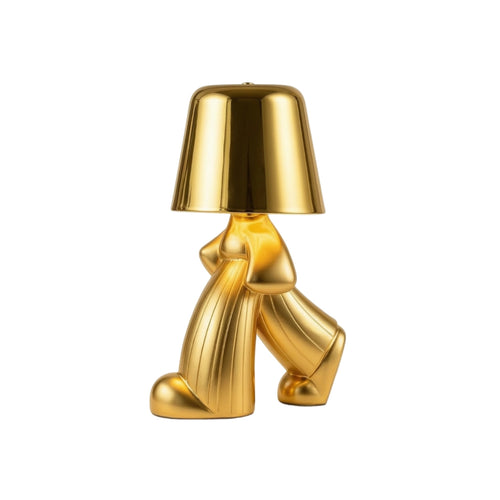 Figurine Lamp Chic Small Table Lamp Space-Saving for Bedroom