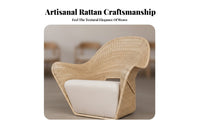 Woven Rope Lounge Chair Southeast Asian Design Woven Cocoon Chair Indoor and Outdoor Use Highsupport Design for Hoteliers