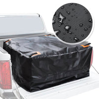 600D Oxford Cloth Waterproof and Sunproof Pickup Truck Roof Bag, Universal Car Roof Cargo Carrier