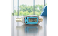 Flow Meter with Digital Display Digital Impeller tester Volumetric Meter Stable for Workshop