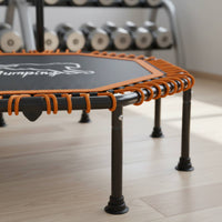 Non-Slip Indoor Exercise Trampoline Low Low-Strain Workout Rebounder Trampoline High Weight Capacity Fitness Rebounder Sturdy Frame for Adults, Beginners, Home Gym